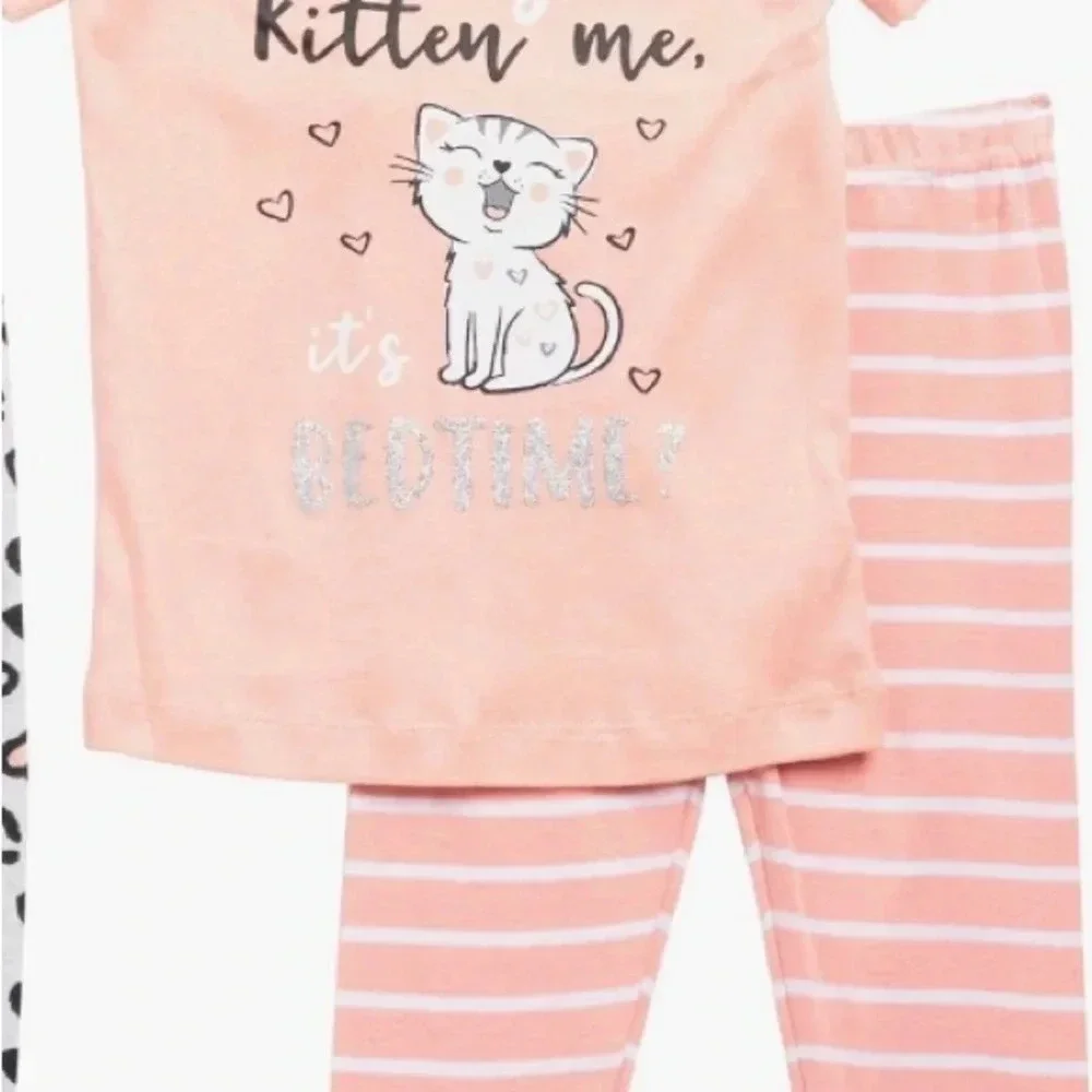 Koola Baby pajamas 4 piece set with short and long sleeve and pant elastic waist
